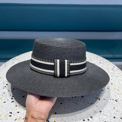 DIOR 26S STRAW BOATER HAT STYLE 148