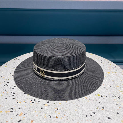 DIOR 26S STRAW BOATER HAT STYLE 148