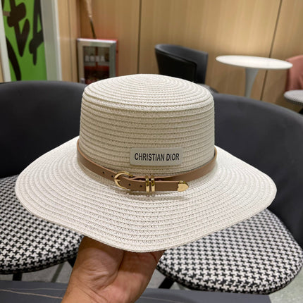 DIOR 26S STRAW BOATER HAT STYLE 191