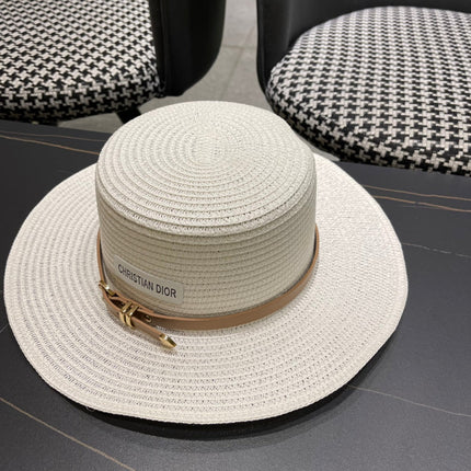 DIOR 26S STRAW BOATER HAT STYLE 191