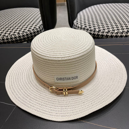 DIOR 26S STRAW BOATER HAT STYLE 191