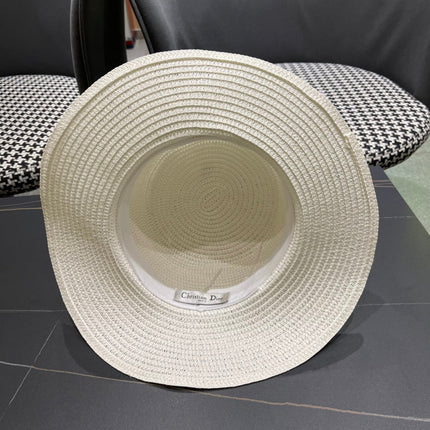 DIOR 26S STRAW BOATER HAT STYLE 191