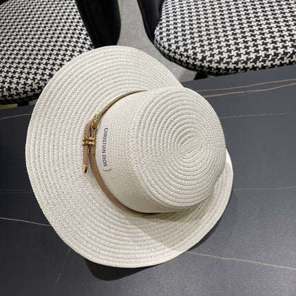 DIOR 26S STRAW BOATER HAT STYLE 191
