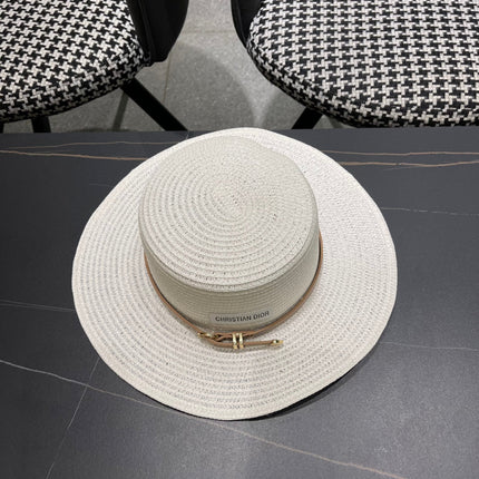 DIOR 26S STRAW BOATER HAT STYLE 191