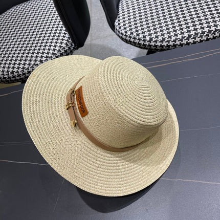 DIOR 26S STRAW BOATER HAT STYLE 202