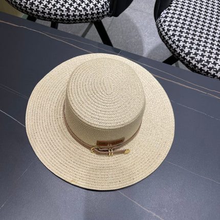 DIOR 26S STRAW BOATER HAT STYLE 194