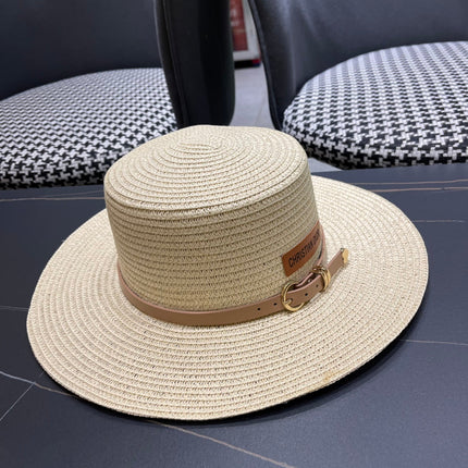 DIOR 26S STRAW BOATER HAT STYLE 194