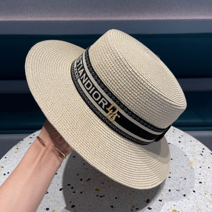 DIOR 26S STRAW BOATER HAT STYLE 147
