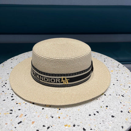 DIOR 26S STRAW BOATER HAT STYLE 147