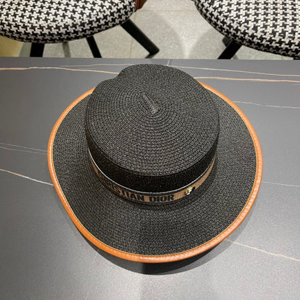 DIOR 26S STRAW BOATER HAT STYLE 152
