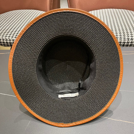 DIOR 26S STRAW BOATER HAT STYLE 152