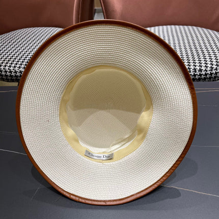 DIOR 26S STRAW BOATER HAT STYLE 153