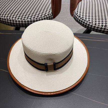 DIOR 26S STRAW BOATER HAT STYLE 153