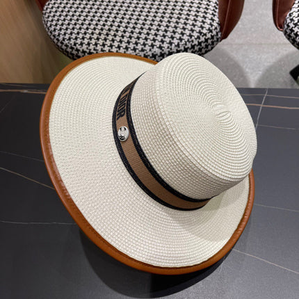 DIOR 26S STRAW BOATER HAT STYLE 153