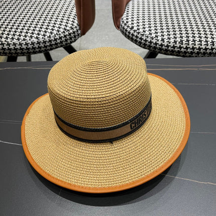 DIOR 26S STRAW BOATER HAT STYLE 151