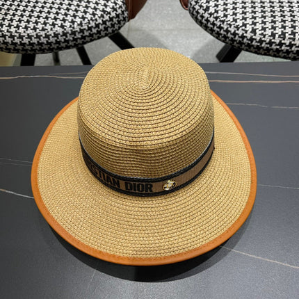 DIOR 26S STRAW BOATER HAT STYLE 151