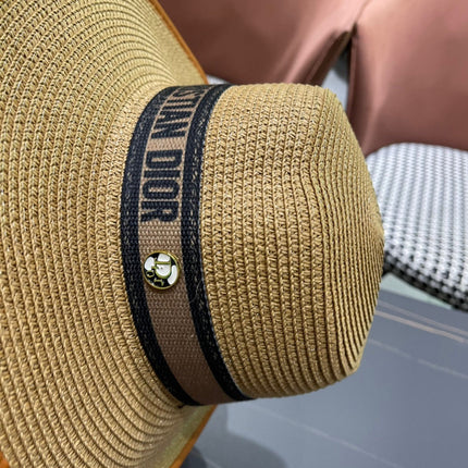 DIOR 26S STRAW BOATER HAT STYLE 151