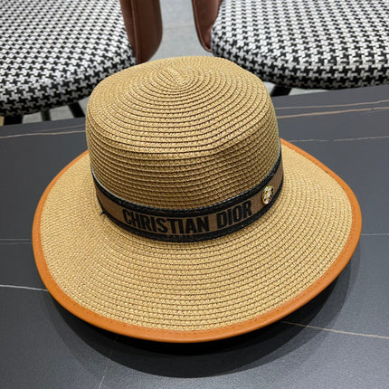 DIOR 26S STRAW BOATER HAT STYLE 151