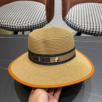 DIOR 26S STRAW BOATER HAT STYLE 151