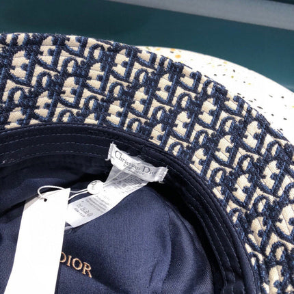 BUCKET HAT IN NAVY BLUE COTTON 429923