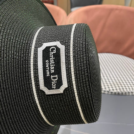 DIOR 26S STRAW BOATER HAT STYLE 133