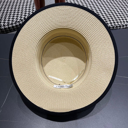 DIOR 26S STRAW BOATER HAT STYLE 134