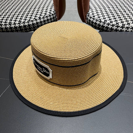DIOR 26S STRAW BOATER HAT STYLE 132