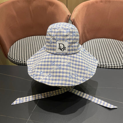 DIOR 26S FLORAL EMBROIDERED SUN HAT STYLE 162