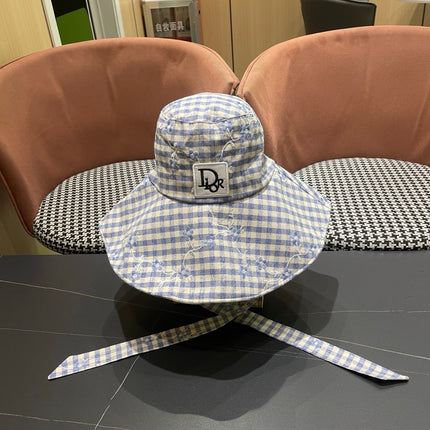 DIOR 26S FLORAL EMBROIDERED SUN HAT STYLE 162