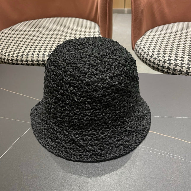 CHANEL 26S RAFFIA BUCKET HAT 335791
