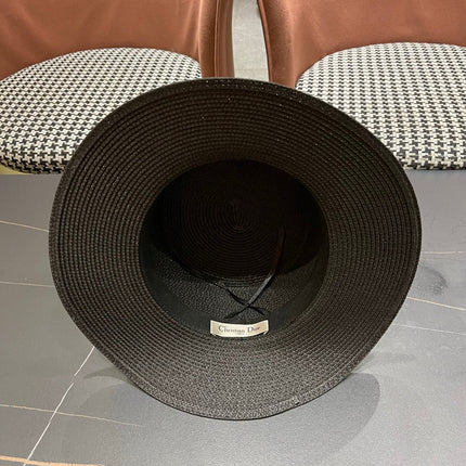 DIOR 26S STRAW BOATER HAT STYLE 200