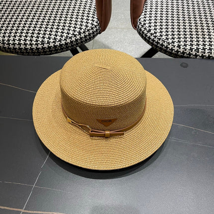 DIOR 26S STRAW BOATER HAT STYLE 193