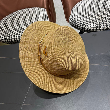 DIOR 26S STRAW BOATER HAT STYLE 201