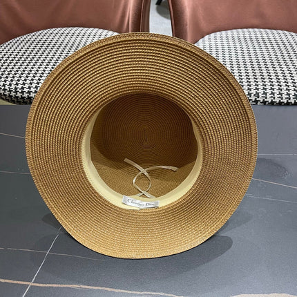 DIOR 26S STRAW BOATER HAT STYLE 193