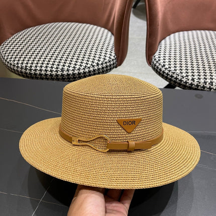 DIOR 26S STRAW BOATER HAT STYLE 193