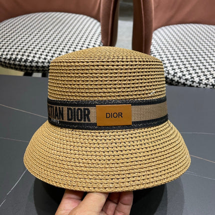 DIOR 26S SHORT BRIM STRAW HAT STYLE 143
