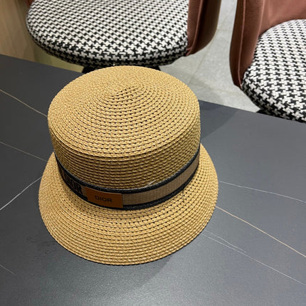 DIOR 26S SHORT BRIM STRAW HAT STYLE 143