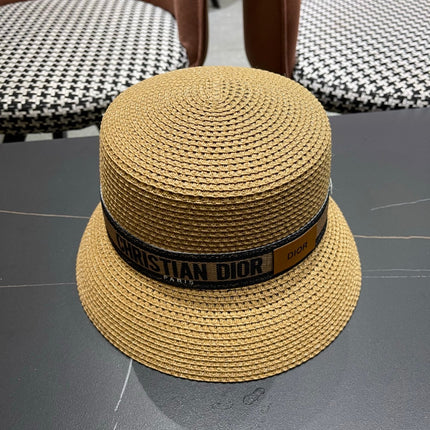DIOR 26S SHORT BRIM STRAW HAT STYLE 143