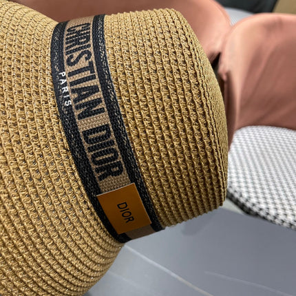 DIOR 26S SHORT BRIM STRAW HAT STYLE 143