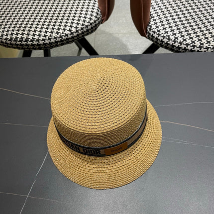 DIOR 26S SHORT BRIM STRAW HAT STYLE 143