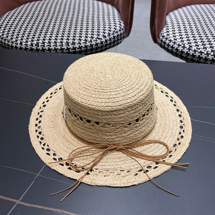 DIOR 26S STRAW BOATER HAT STYLE 212