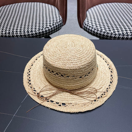 DIOR 26S STRAW BOATER HAT STYLE 211
