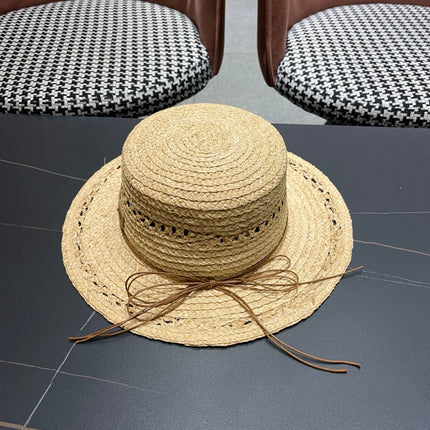 DIOR 26S STRAW BOATER HAT STYLE 210