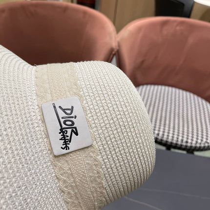 DIOR 26S STRAW SUN HAT WITH LACE RIBBON TRIM STYLE 137
