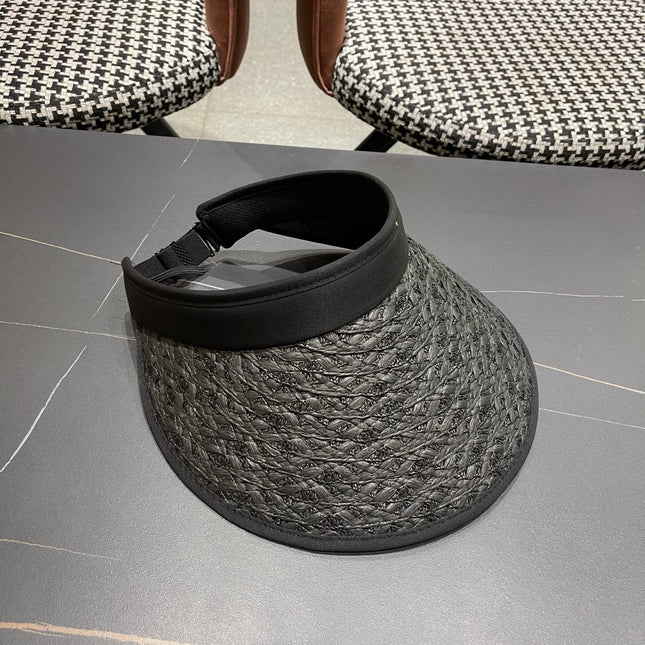 DIOR 26S RAFFIA VISOR HAT STYLE 59