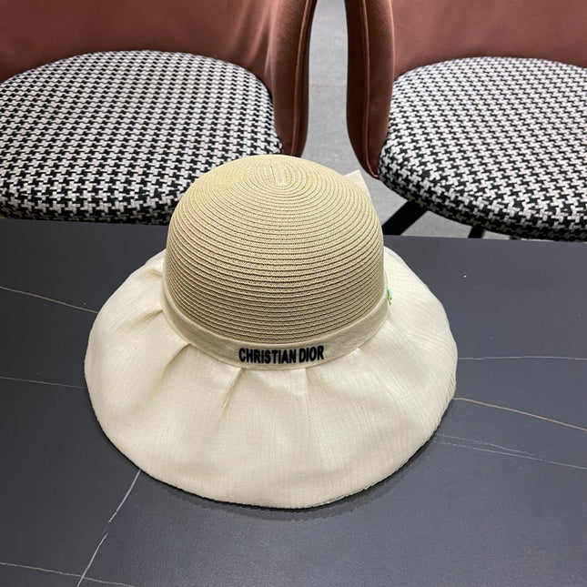 DIOR 26S SILK-BRIM HAT STYLE 73
