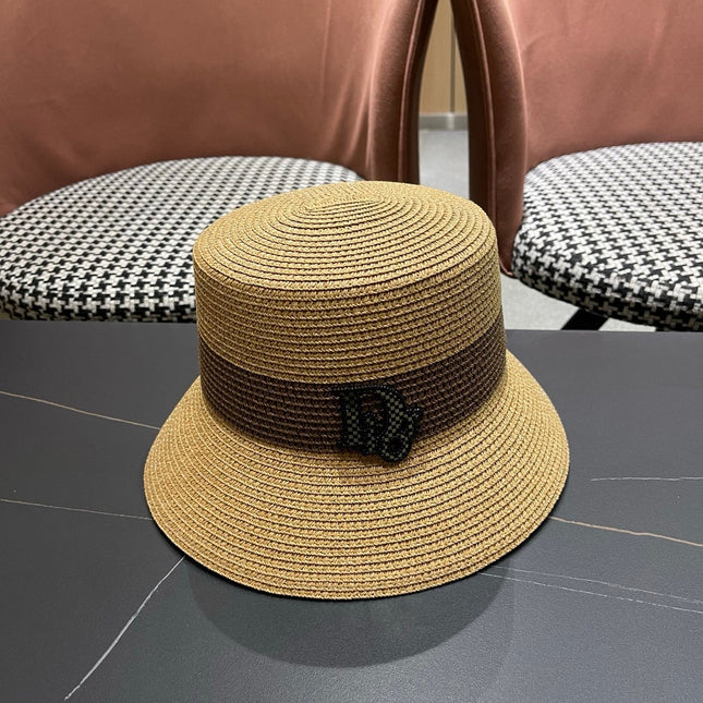 DIOR 26S SHORT BRIM STRAW HAT STYLE 78