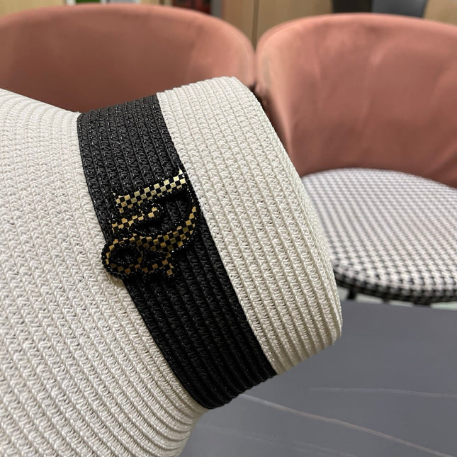 DIOR 26S SHORT BRIM STRAW HAT STYLE 77