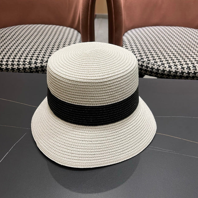 DIOR 26S SHORT BRIM STRAW HAT STYLE 77