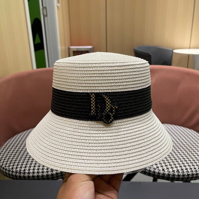 DIOR 26S SHORT BRIM STRAW HAT STYLE 77